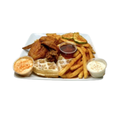 #9 - 3 Wings with fries