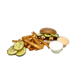 # 10 - Cauli Sando with Fries (Vegetarian)